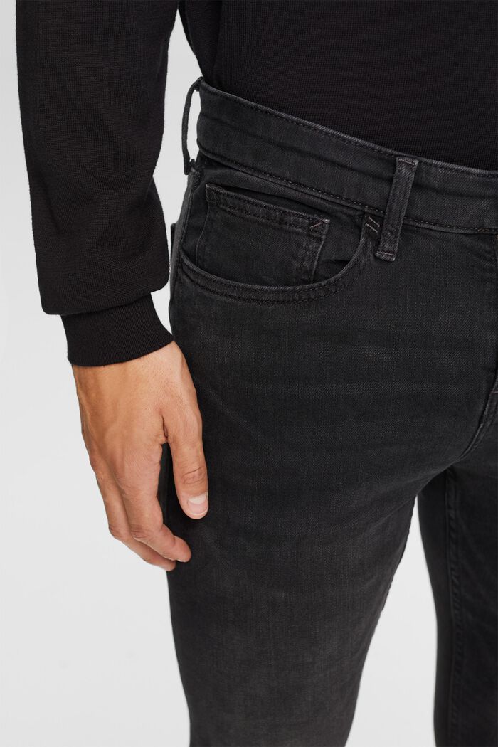 Recycled: skinny jeans, BLACK DARK WASHED, detail image number 2