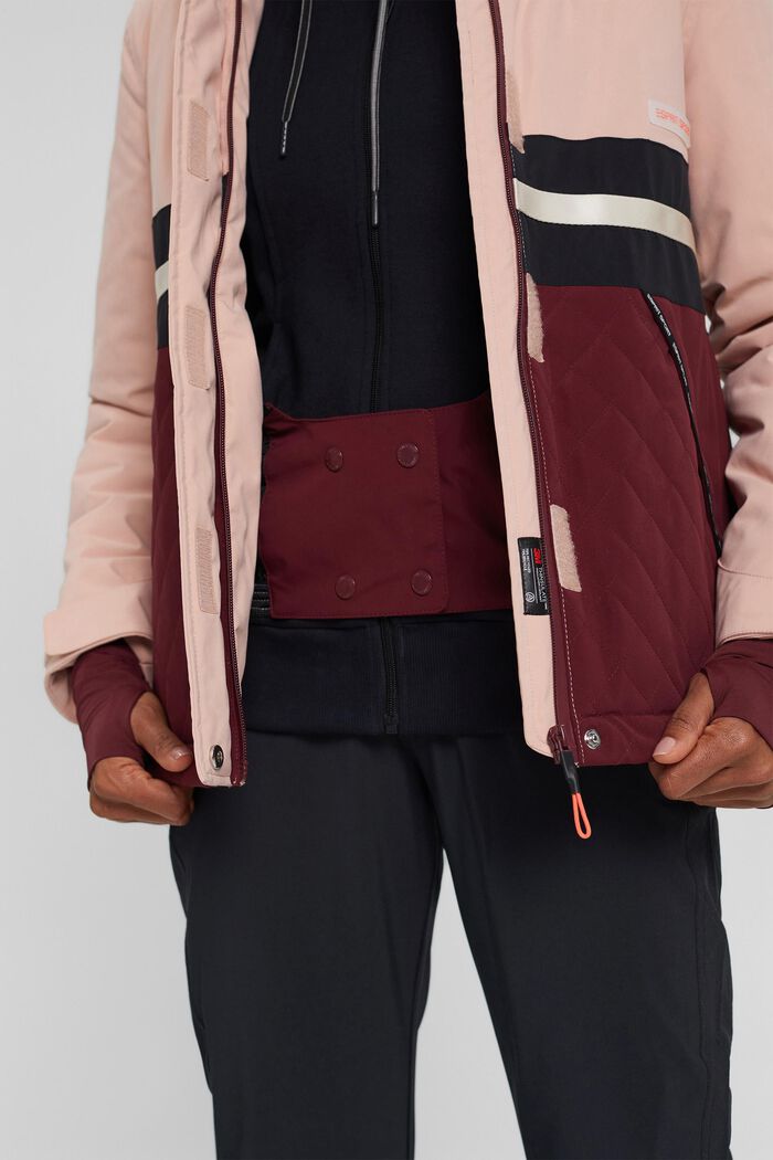 Recycled: ski jacket with 3M™ Thinsulate™, BORDEAUX RED, detail image number 7