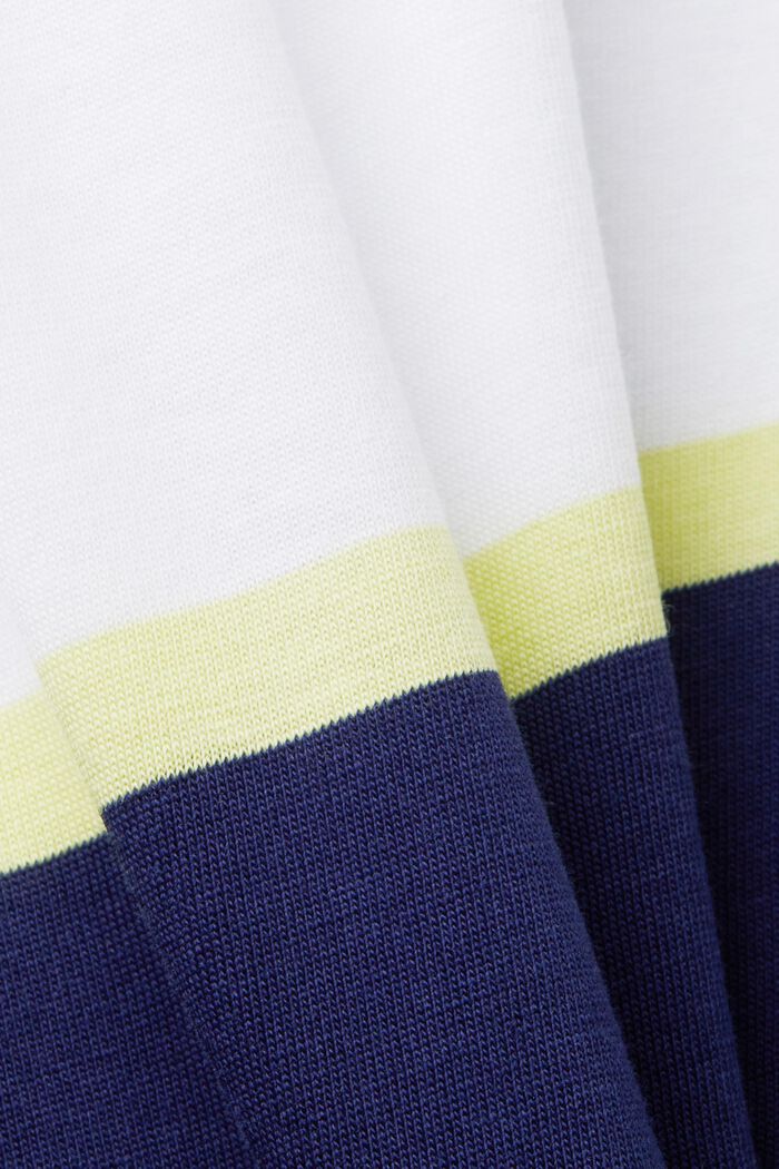 Striped t-shirt, 100% cotton, WHITE, detail image number 6