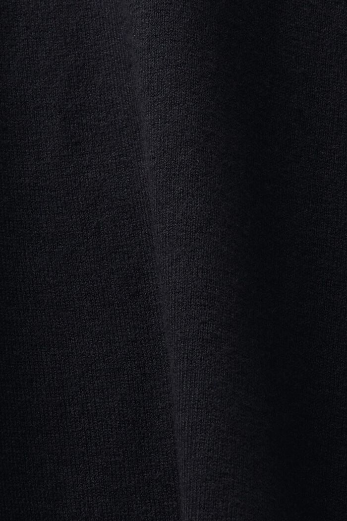 Mock Neck Sweater, BLACK, detail image number 5