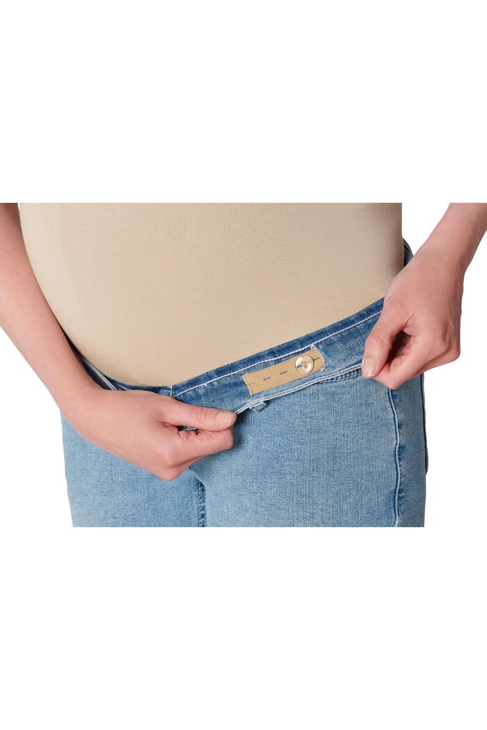Skinny fit jeans with over-the-bump waistband, LIGHT WASHED, detail image number 2
