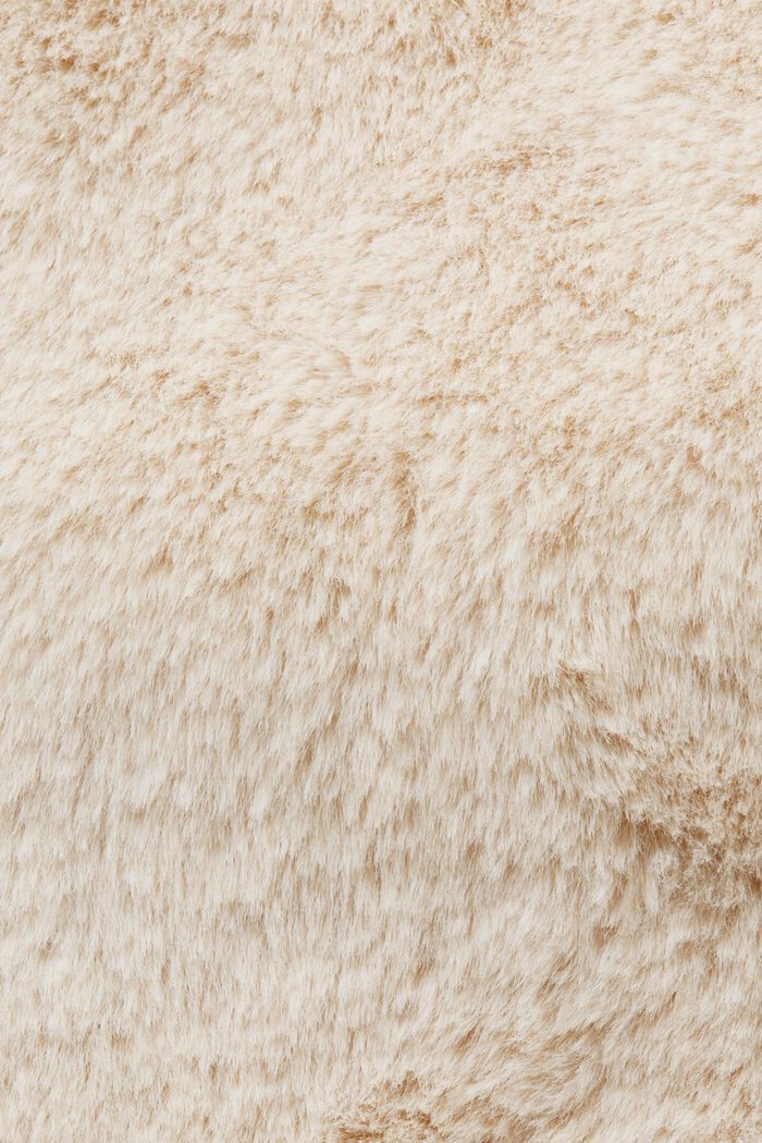 Hooded Faux Fur Coat, ICE, detail image number 5