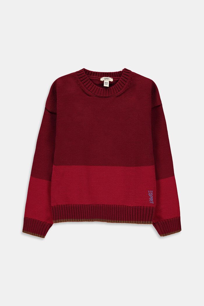 Sweaters, DARK RED, detail image number 0