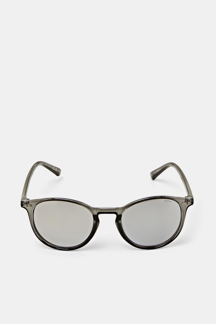Unisex sunglasses with mirrored lenses, GRAY, detail image number 0