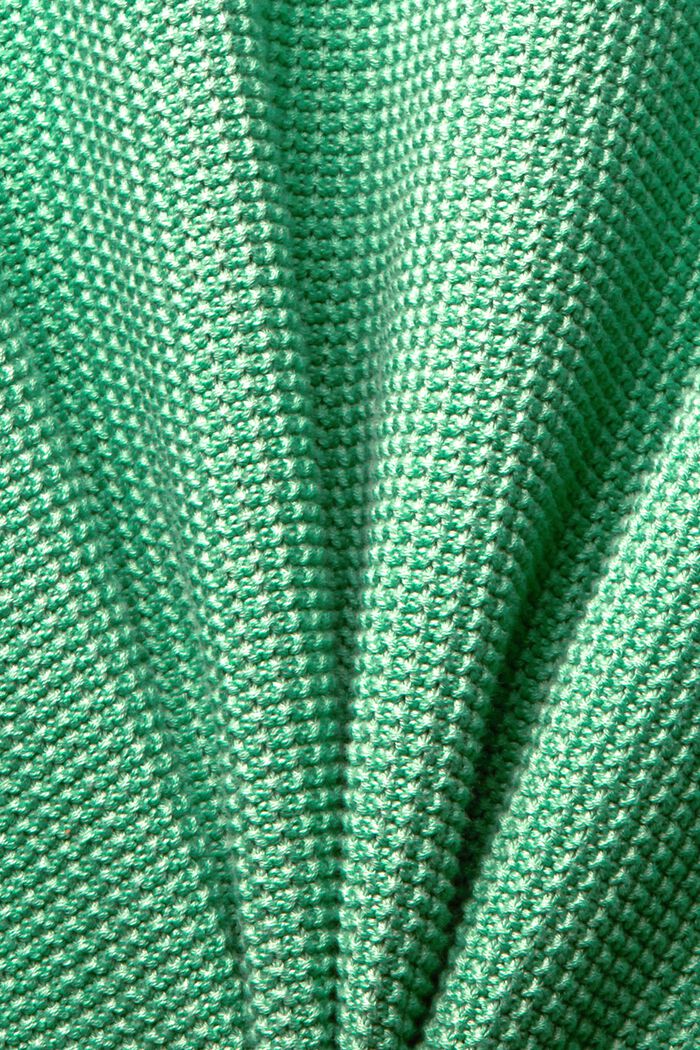 Pure cotton jumper, GREEN, detail image number 1