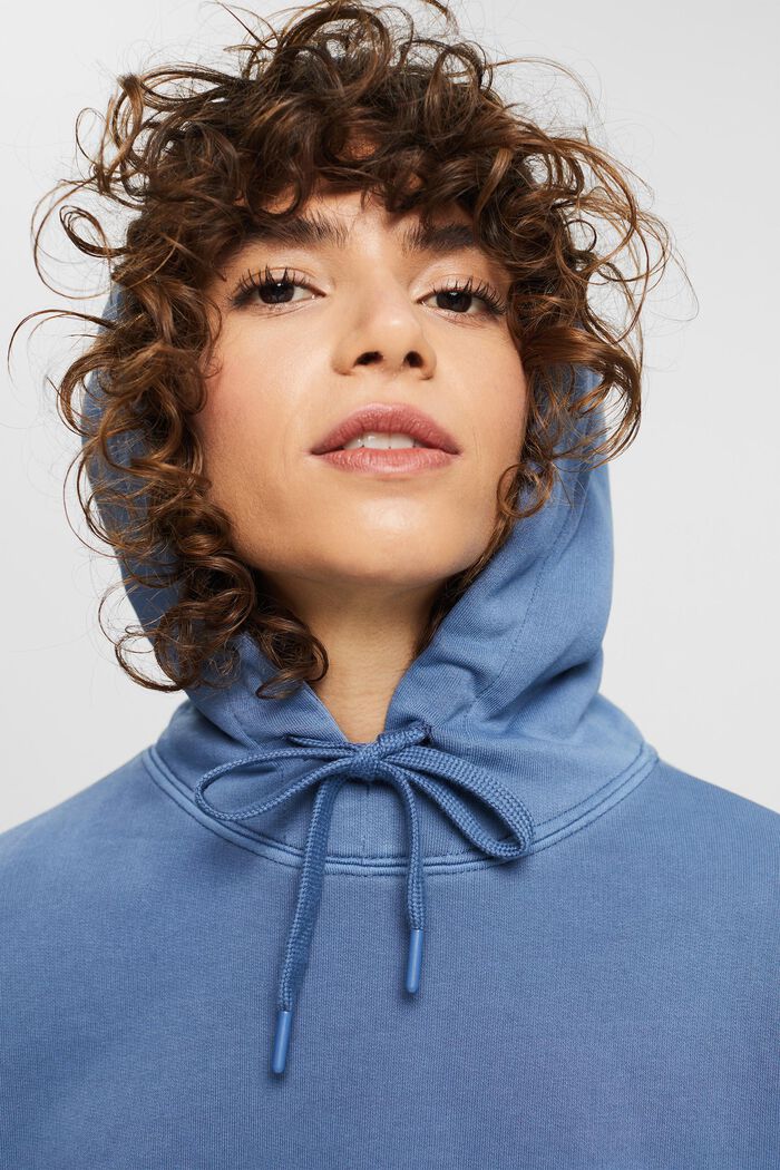 Hoodie in an oversized fit, BLUE LAVENDER, detail image number 5
