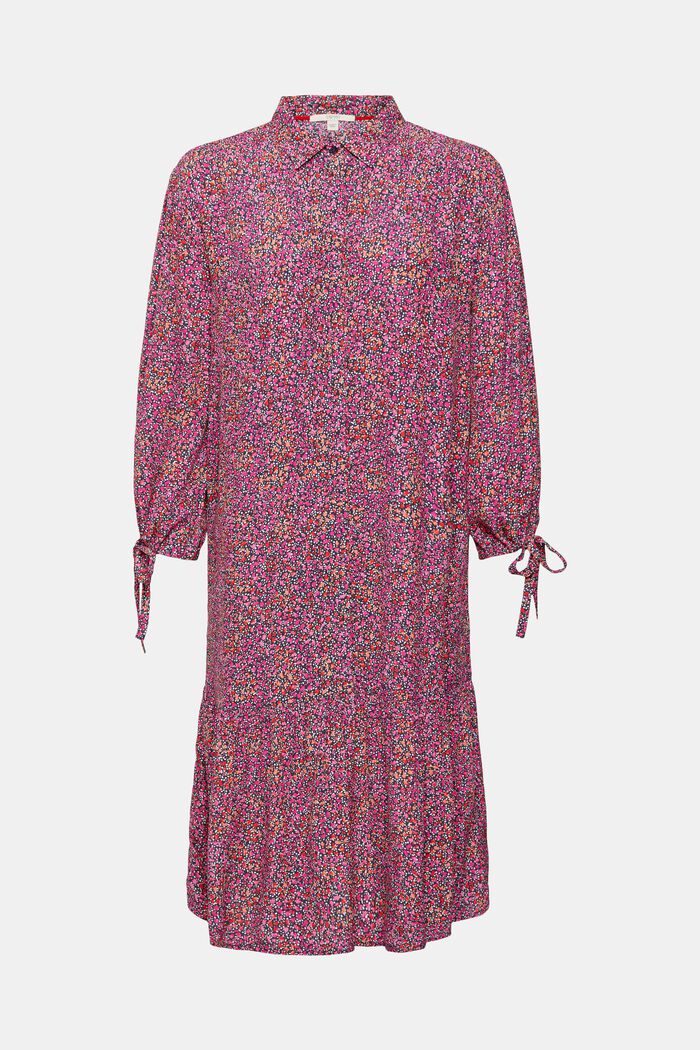 Floral print dress, LENZING™ ECOVERO™, NAVY, detail image number 2
