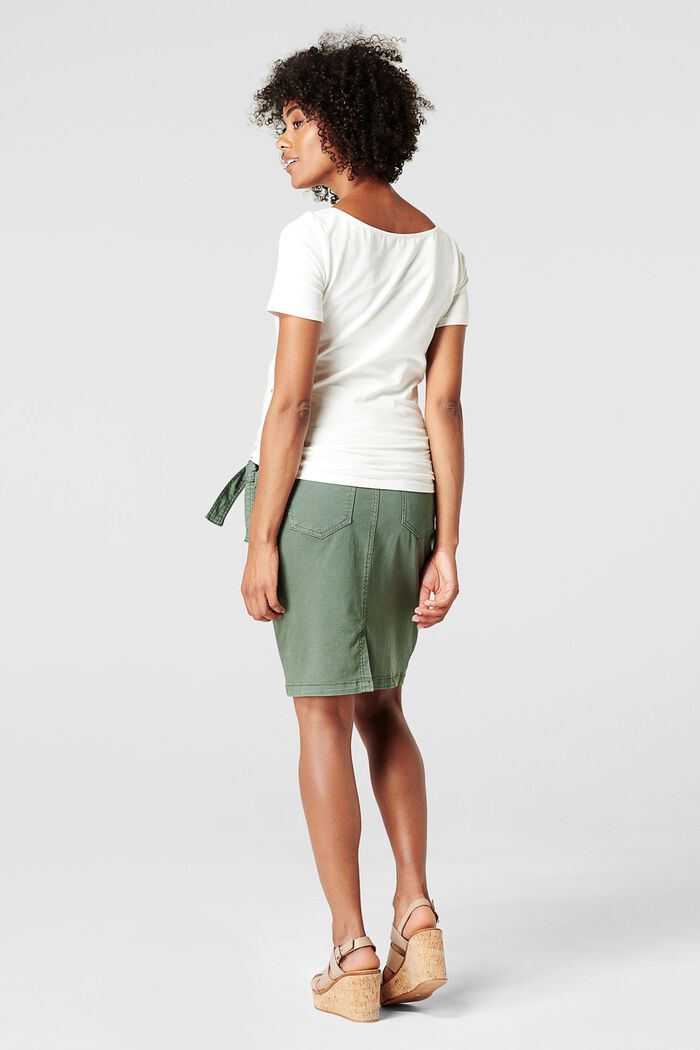 Utility skirt with an over-bump waistband, VINYARD GREEN, detail image number 2