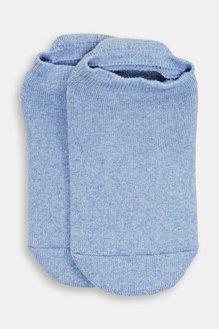 No-Slip Organic Cotton Socks, JEANS, detail image number 0