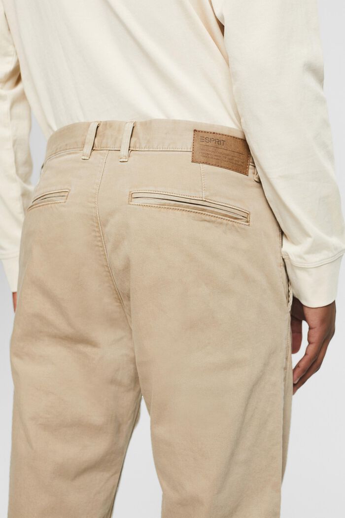 Cropped trousers, LIGHT BEIGE, detail image number 5