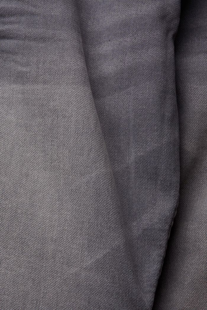 Cropped drawstring jeans, GREY MEDIUM WASHED, detail image number 5