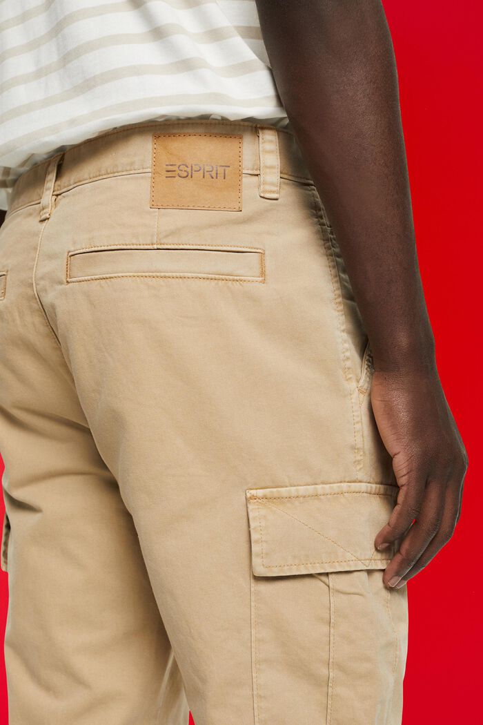 Cargo trousers, LIGHT BEIGE, detail image number 4