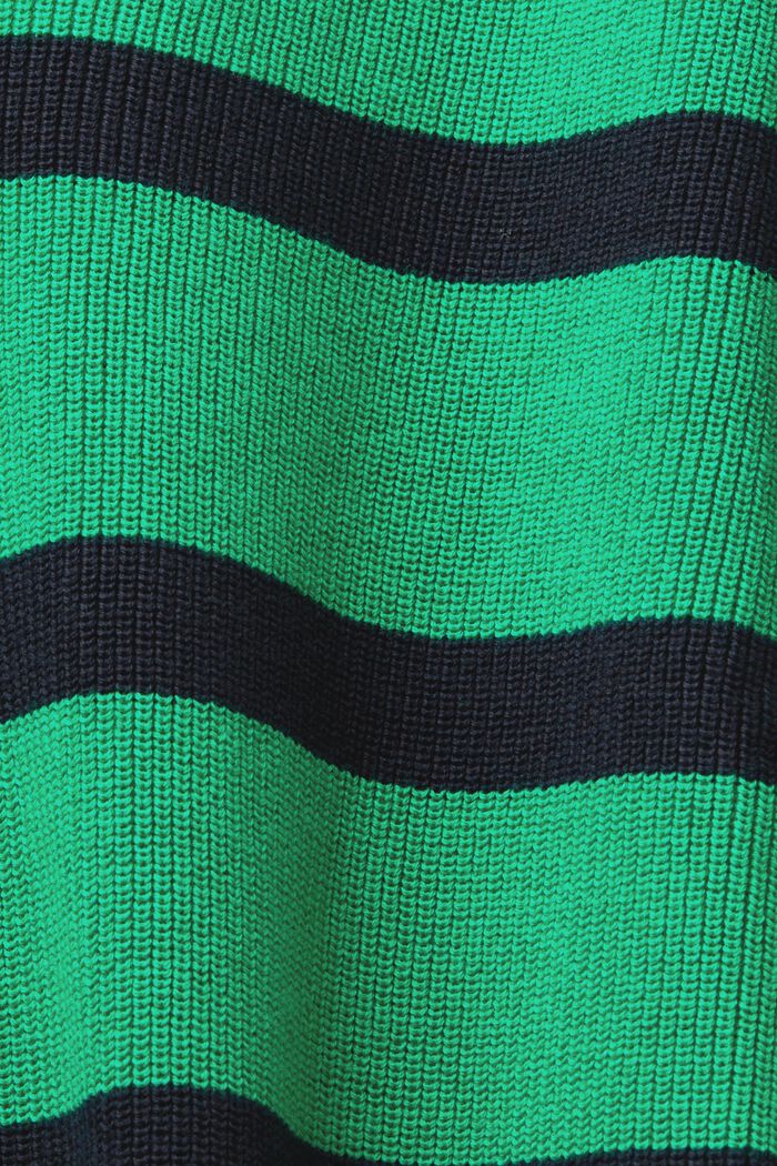 Batwing jumper, 100% cotton, GREEN, detail image number 4