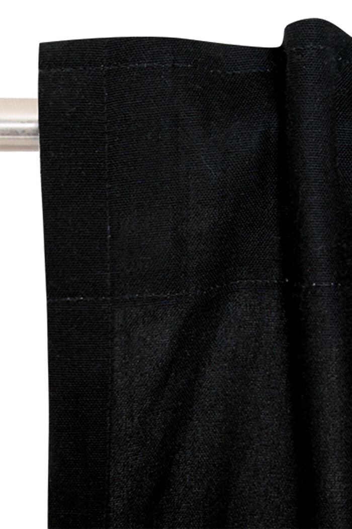 Curtain with concealed loops, BLACK, detail image number 1