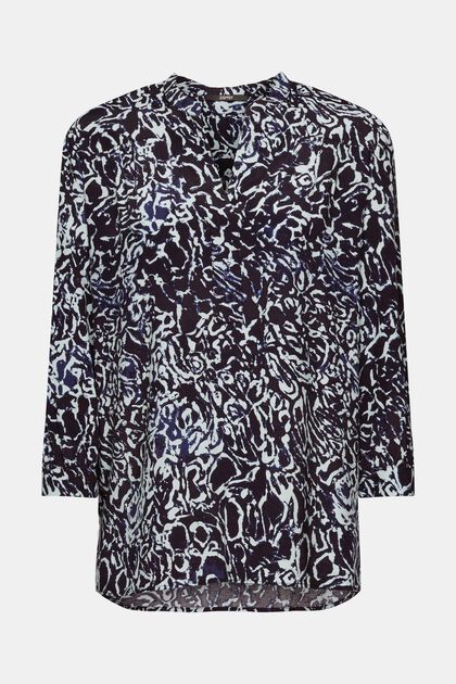 Blouse with all-over print