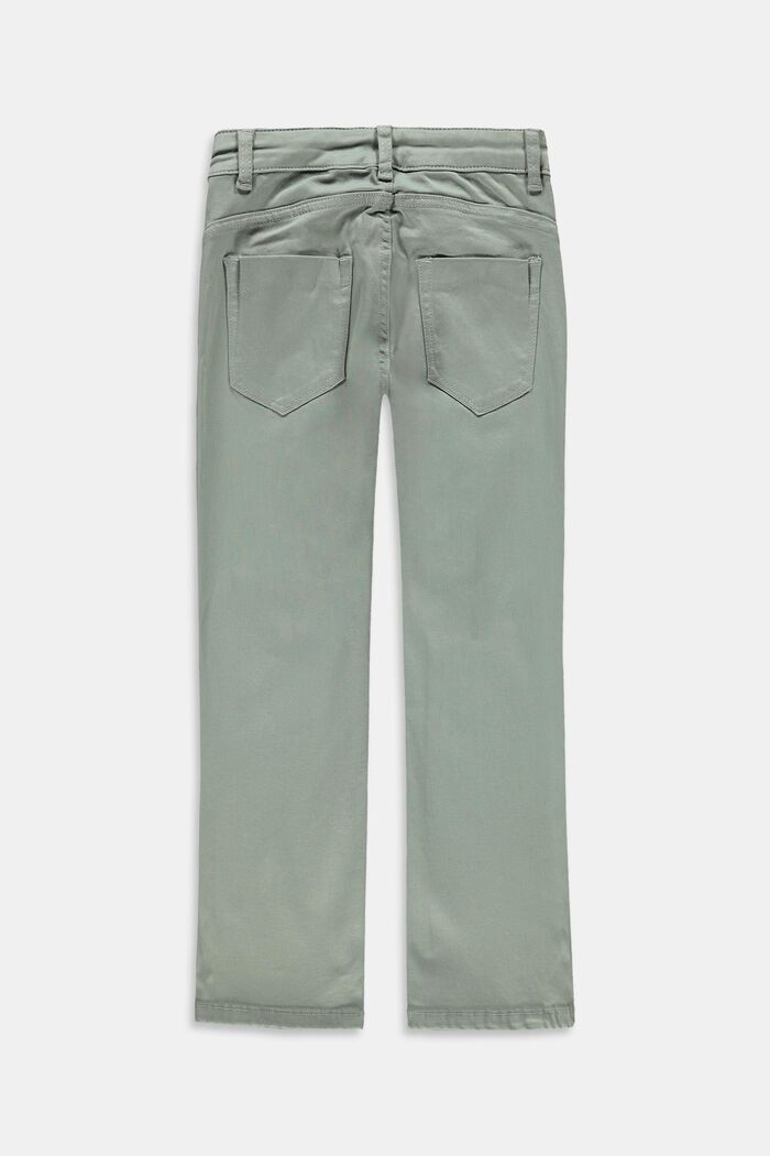 Slim jeans with a flared leg, KHAKI GREEN, detail image number 1