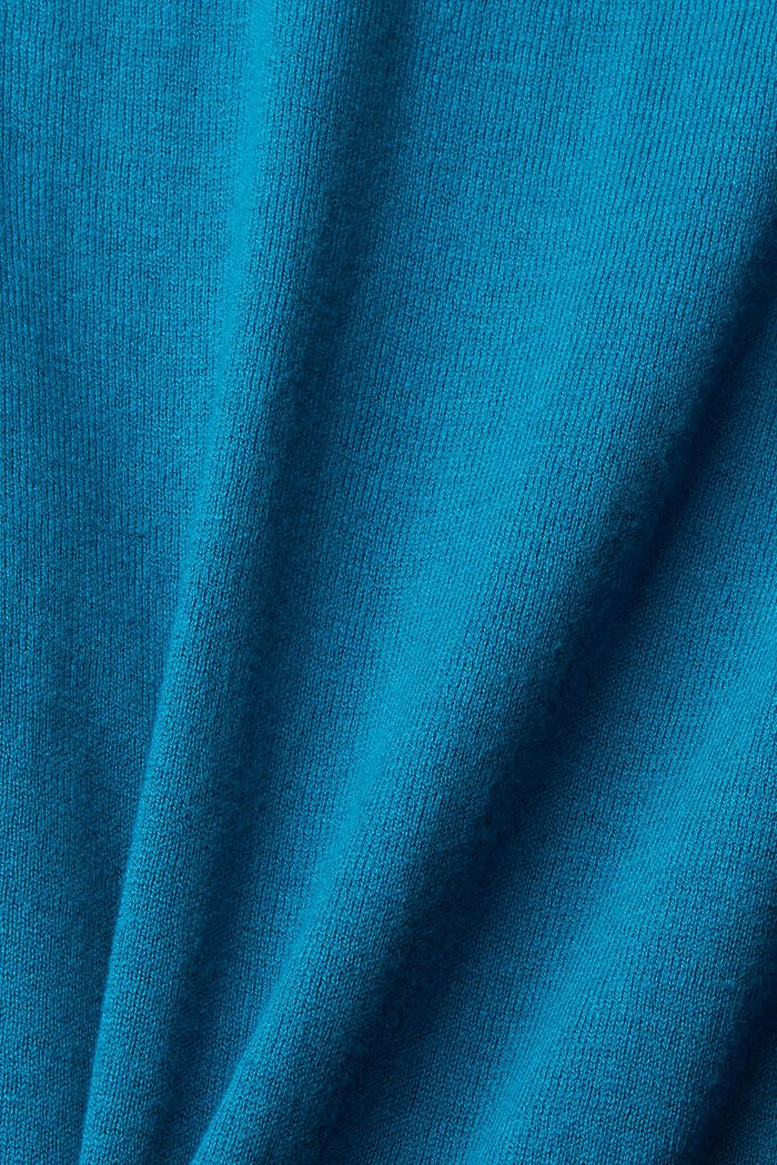 Knitted jumper, TEAL BLUE, detail image number 1