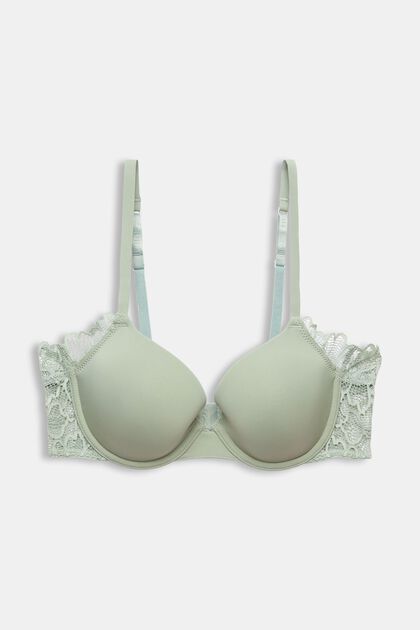 Padded Underwired Lace Bra