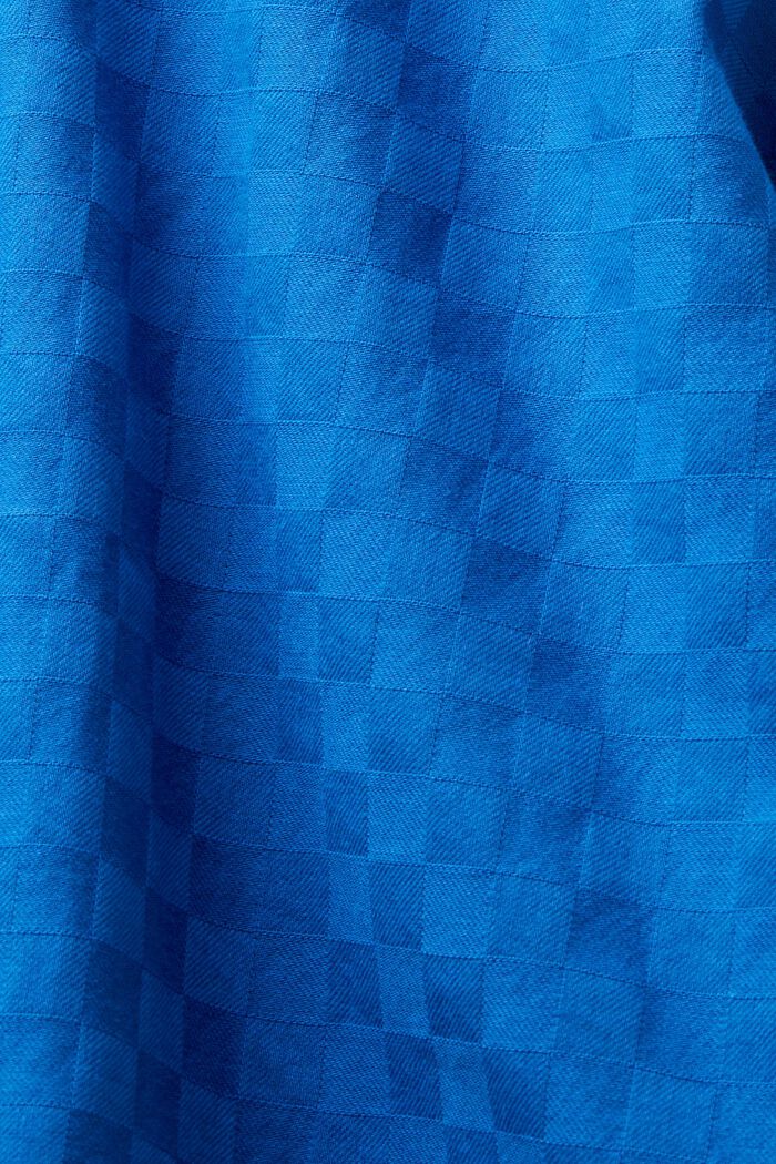 Cotton Jacquard Shirt, BRIGHT BLUE, detail image number 7