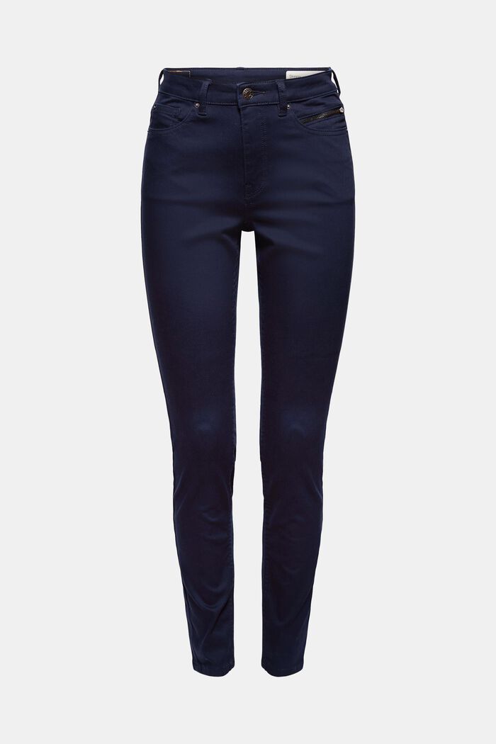 Trousers with a zip pocket, NAVY, detail image number 6
