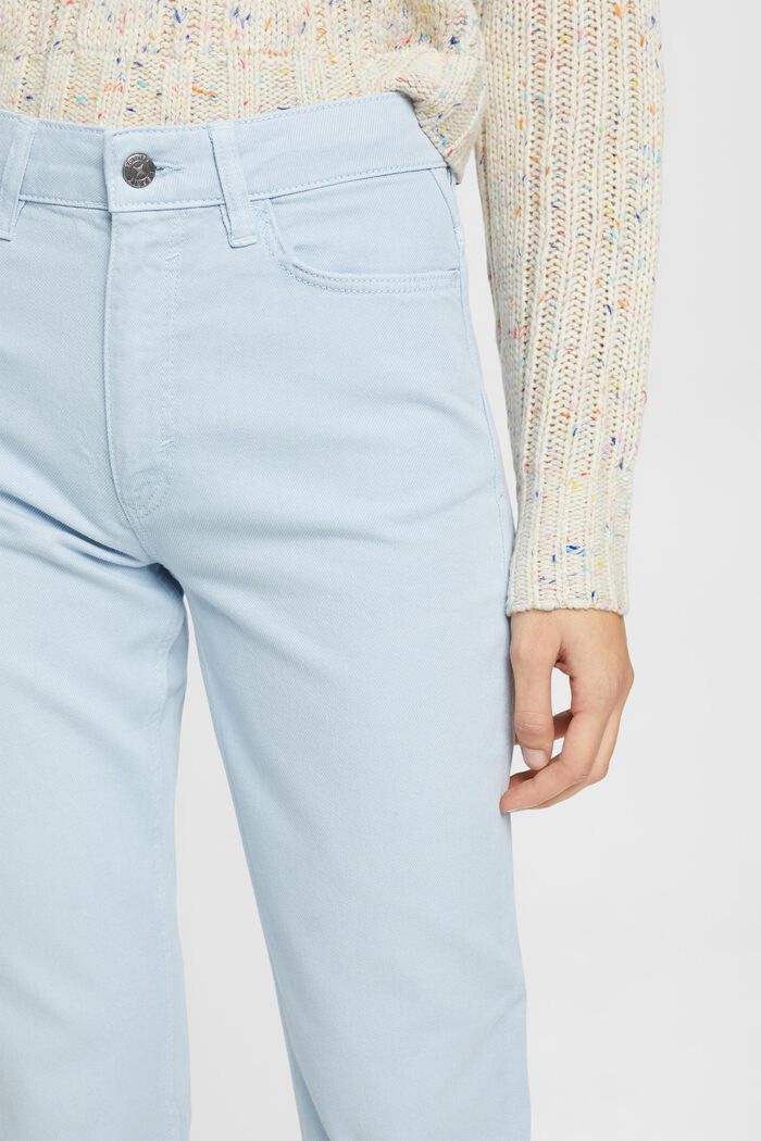 Mom fit twill trousers, PASTEL BLUE, detail image number 1