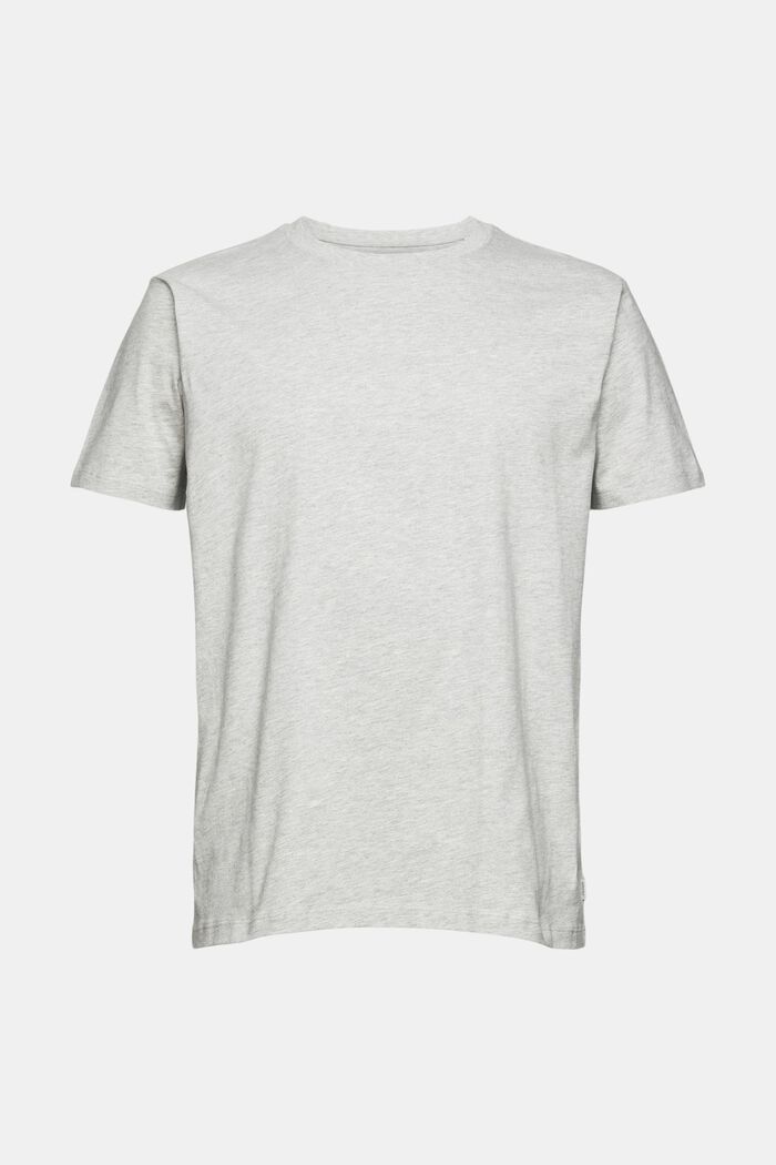 T-shirt with print on the back, LIGHT GREY, overview