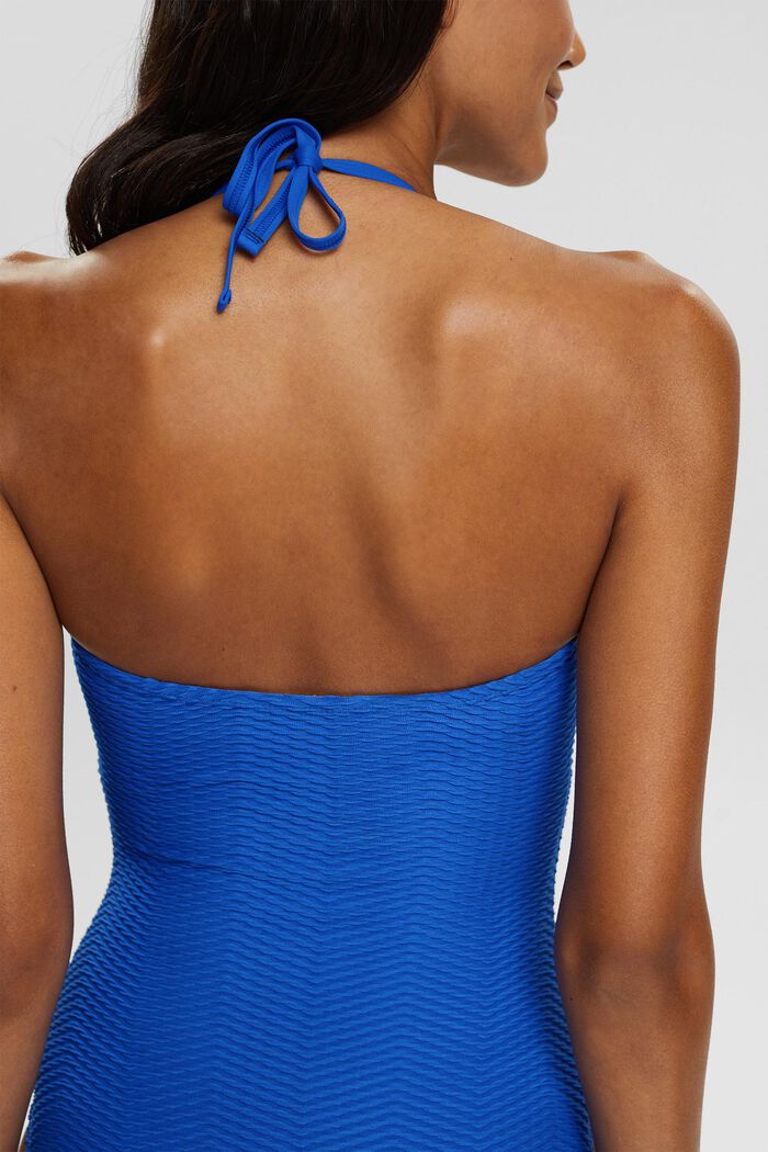 Swimsuit with flexible straps, BRIGHT BLUE, detail image number 4