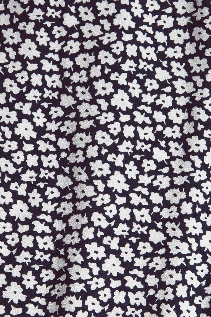 Floral midi skirt made of LENZING™ ECOVERO™, NAVY, detail image number 5