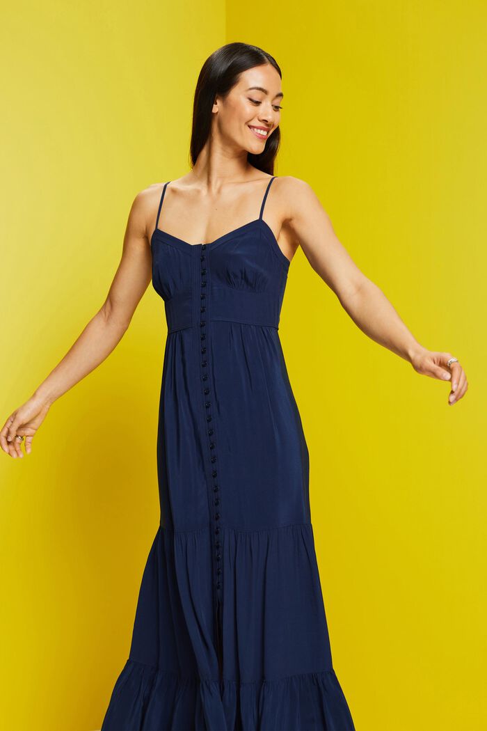 Strappy maxi dress, NAVY, detail image number 0