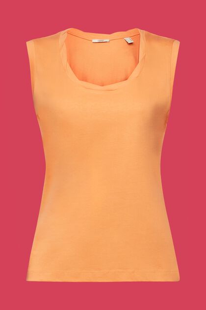 Twisted neck tank top