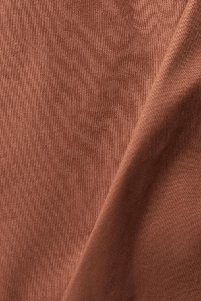 Short organic cotton trousers, RUST BROWN, detail image number 1