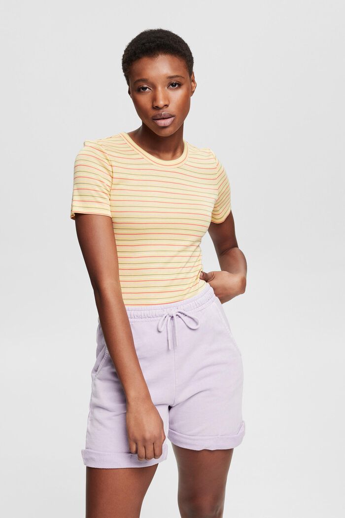Made of TENCEL™: T-shirt with colourful stripes