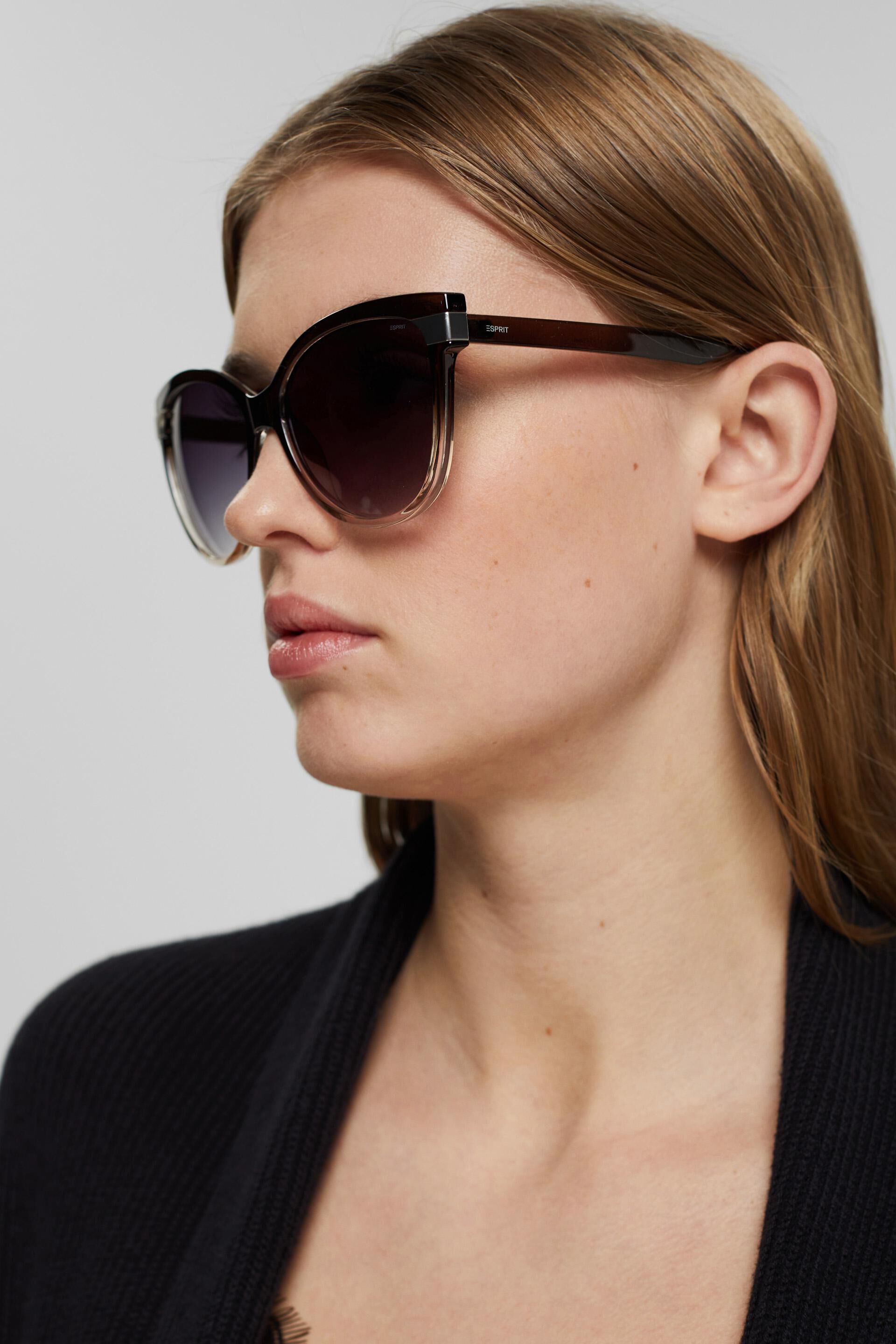 Square Cat Eye Sunglasses for Women Fashion Oversize Cat-eye Classic women Sunglasses 