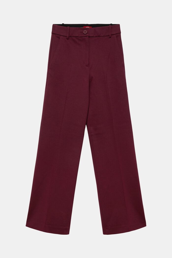 SPORTY PUNTO Mix & Match straight leg trousers, AUBERGINE, detail image number 6