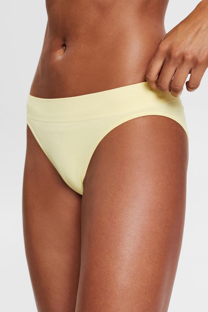 Soft, comfy hipster briefs, LIGHT YELLOW, detail image number 0