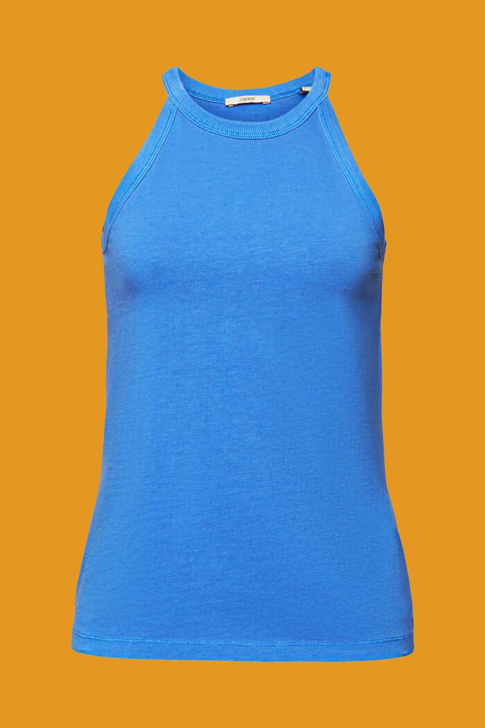 Jersey tank top, BRIGHT BLUE, detail image number 6