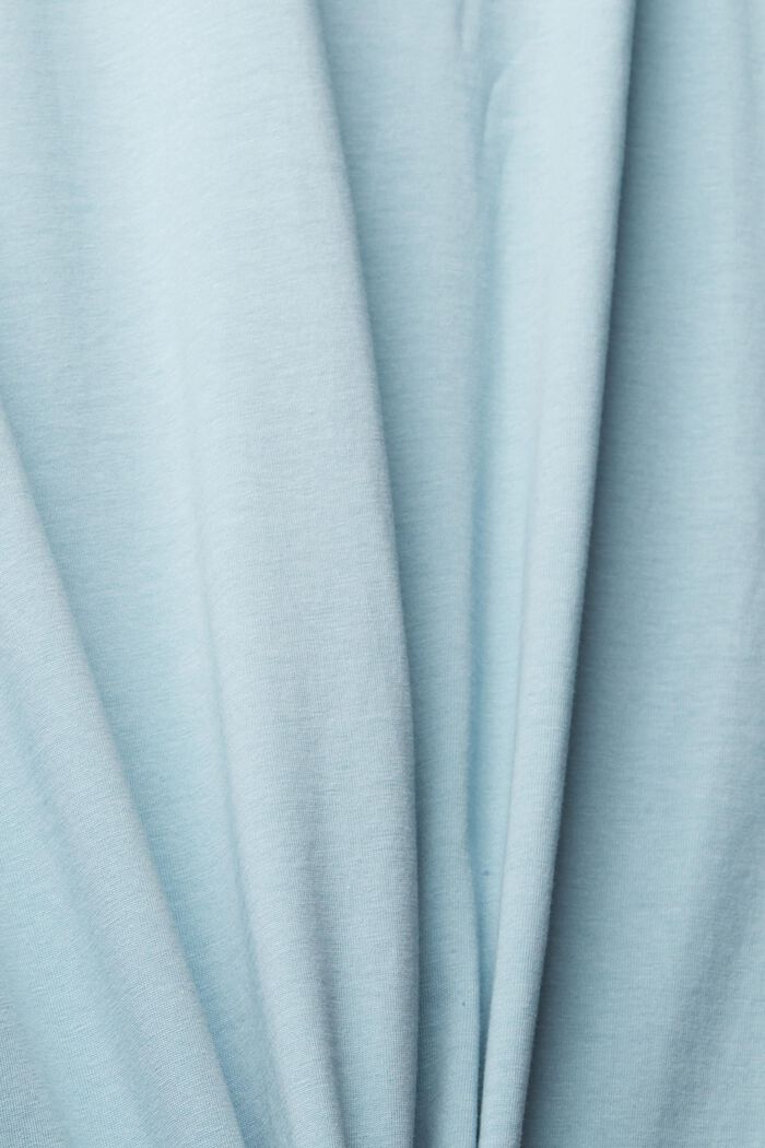 Jersey T-shirt with a print, LIGHT TURQUOISE, detail image number 1