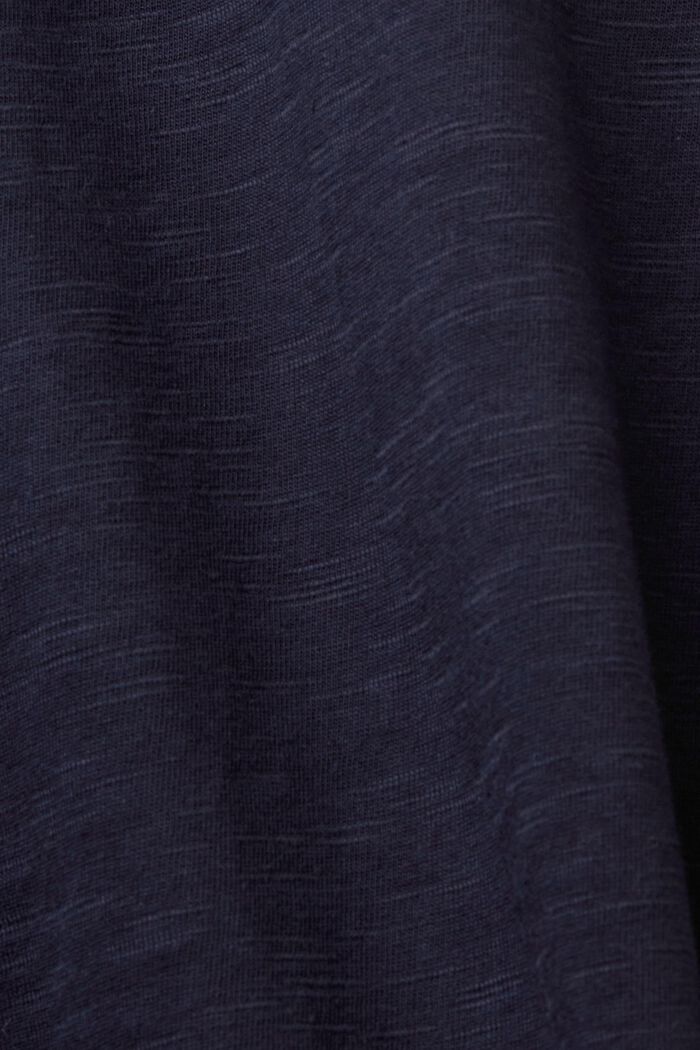 Jersey long sleeve top, 100% cotton, NAVY, detail image number 5