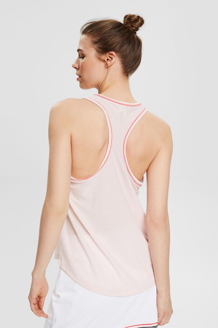 Mesh top with reflective stripes, LIGHT PINK, detail image number 3
