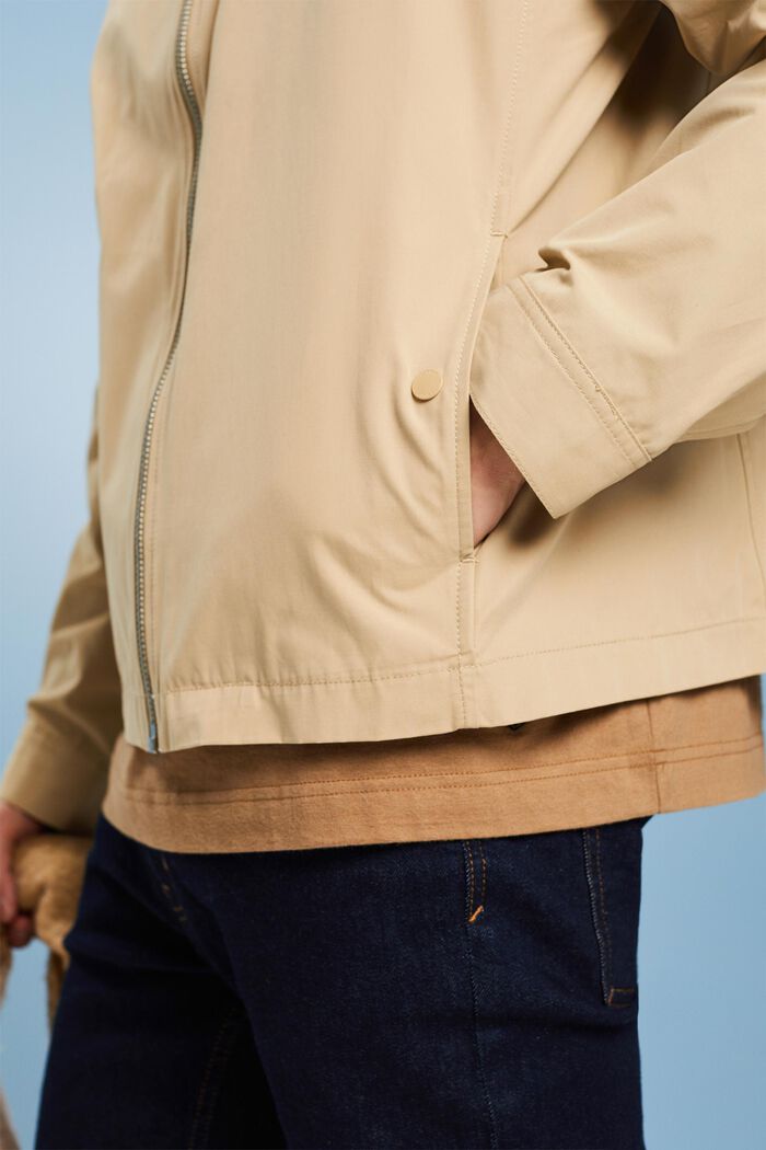 Zip-Up Jacket, SAND, detail image number 3