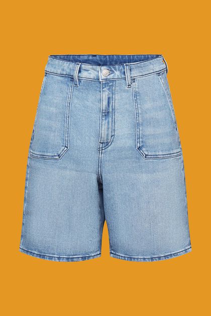 High-rise jeans shorts