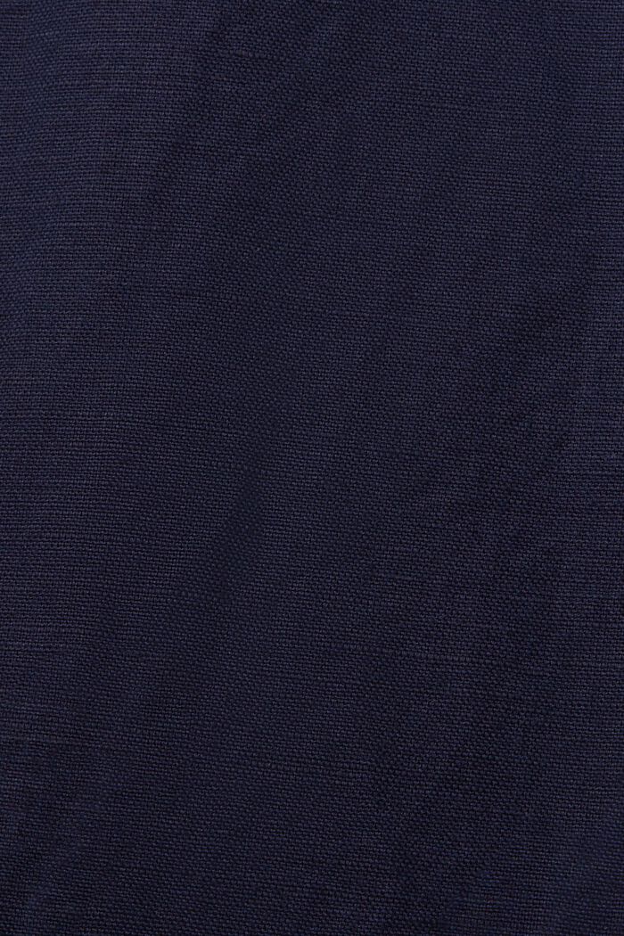Pull-on trousers, linen blend, NAVY, detail image number 5