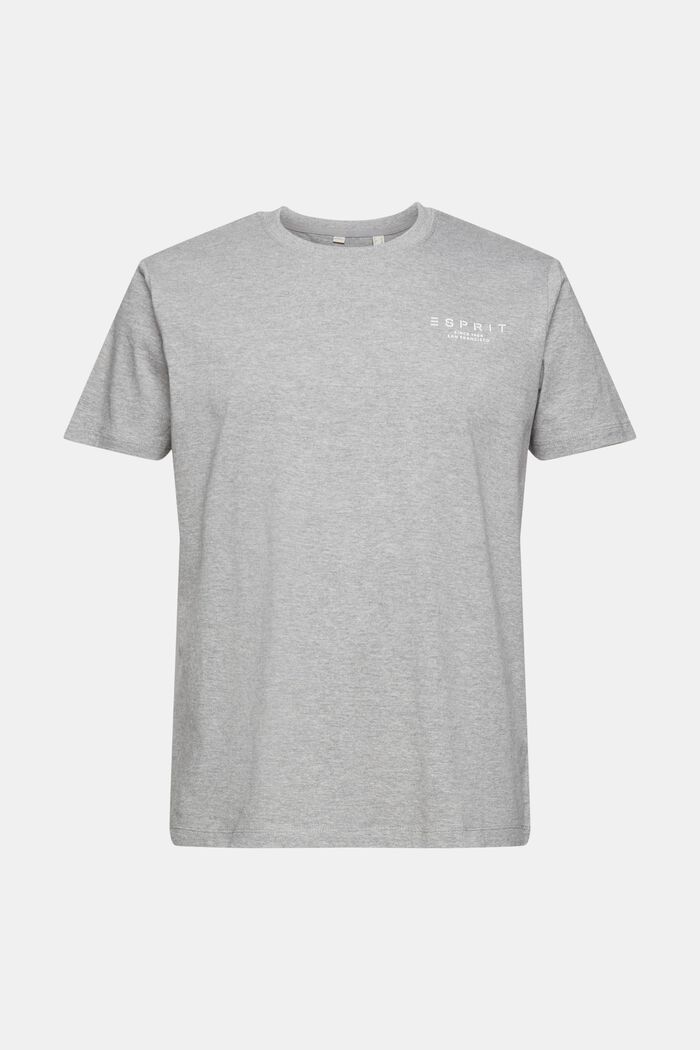 Jersey T-shirt with a logo print, LENZING™ ECOVERO™