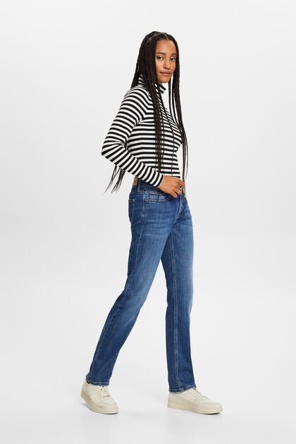 Mid Straight Jeans