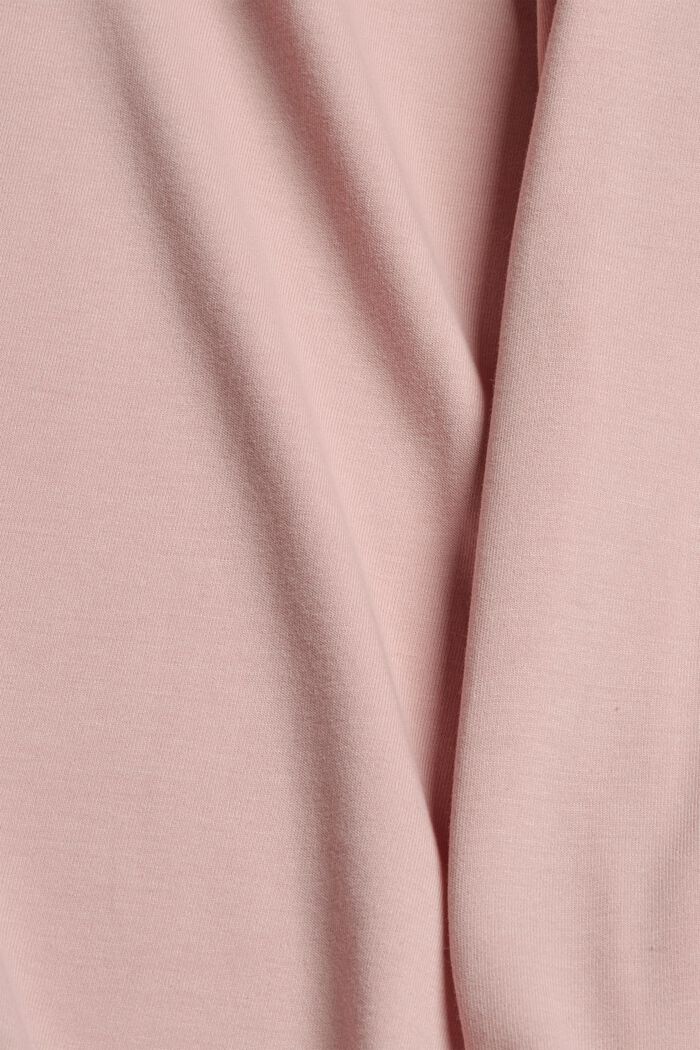 Jersey tracksuit bottoms containing TENCEL™, OLD PINK, detail image number 4