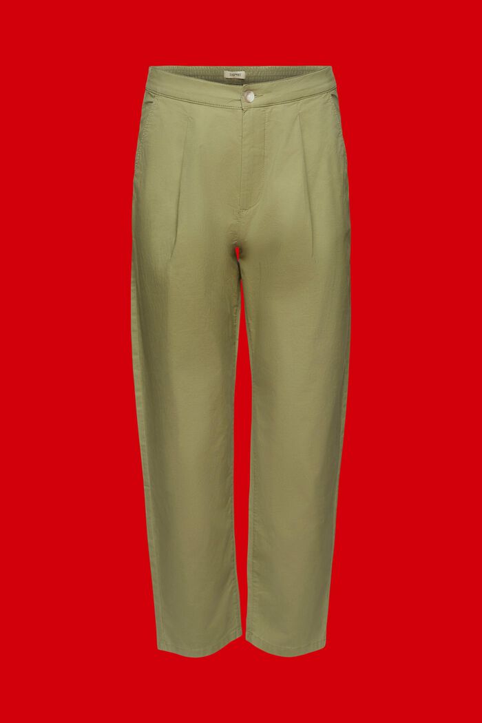 Balloon fit trousers, LIGHT KHAKI, detail image number 6