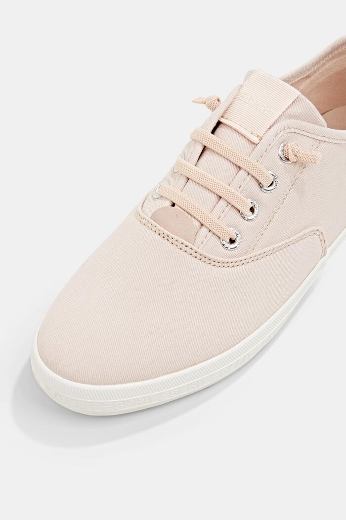 Trainers with stretchy laces, DUSTY NUDE, detail image number 3