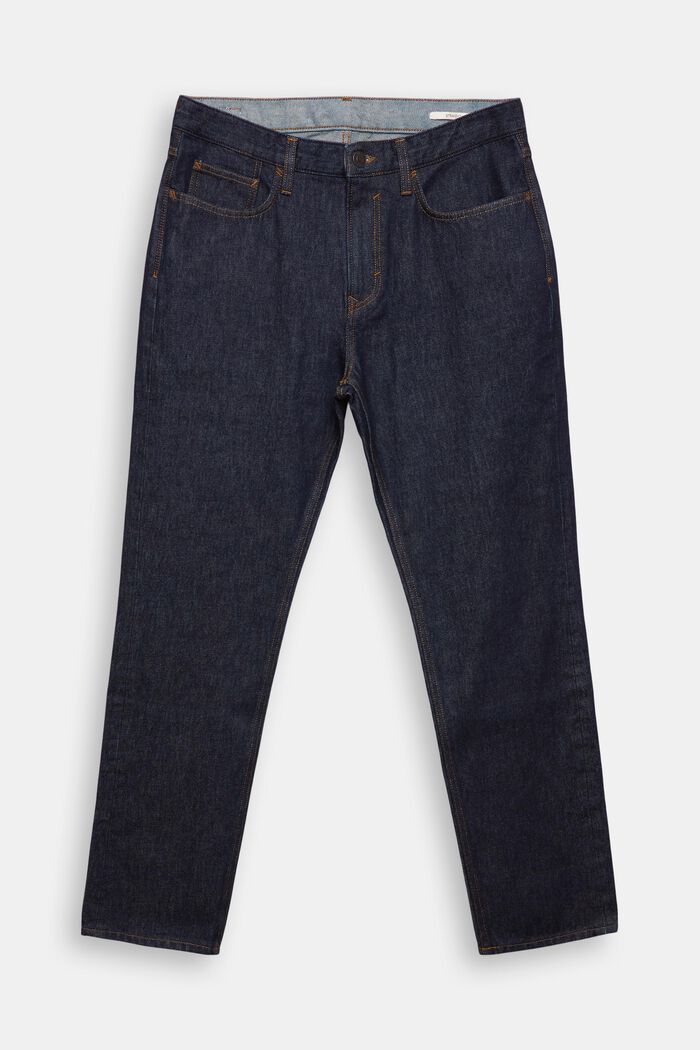 Mid-Rise Straight Jeans, BLUE RINSE, detail image number 2
