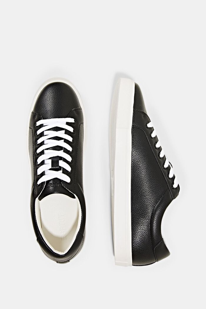 Faux leather trainers, BLACK, detail image number 1