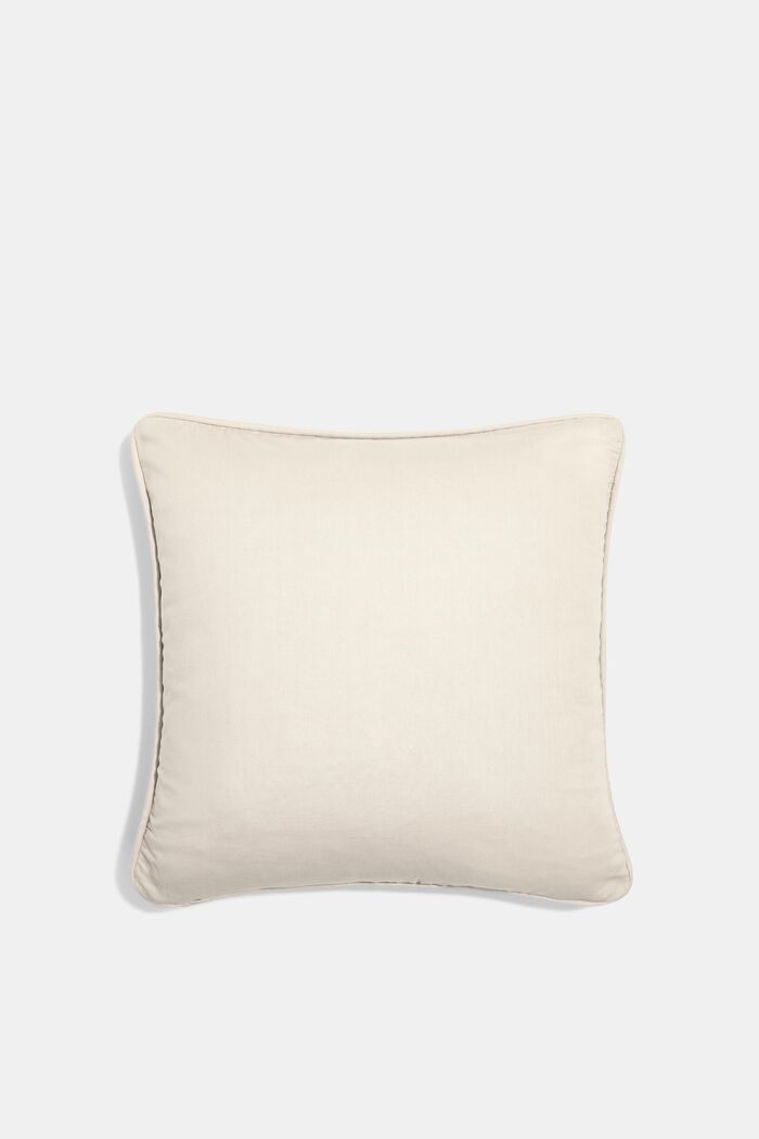 Cushion cover made of 100% cotton, BEIGE, detail image number 2